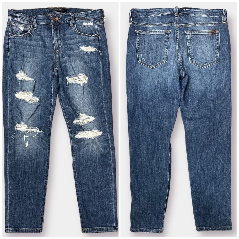 Joe's Kency Distressed Slim Crop Jeans Size 26
